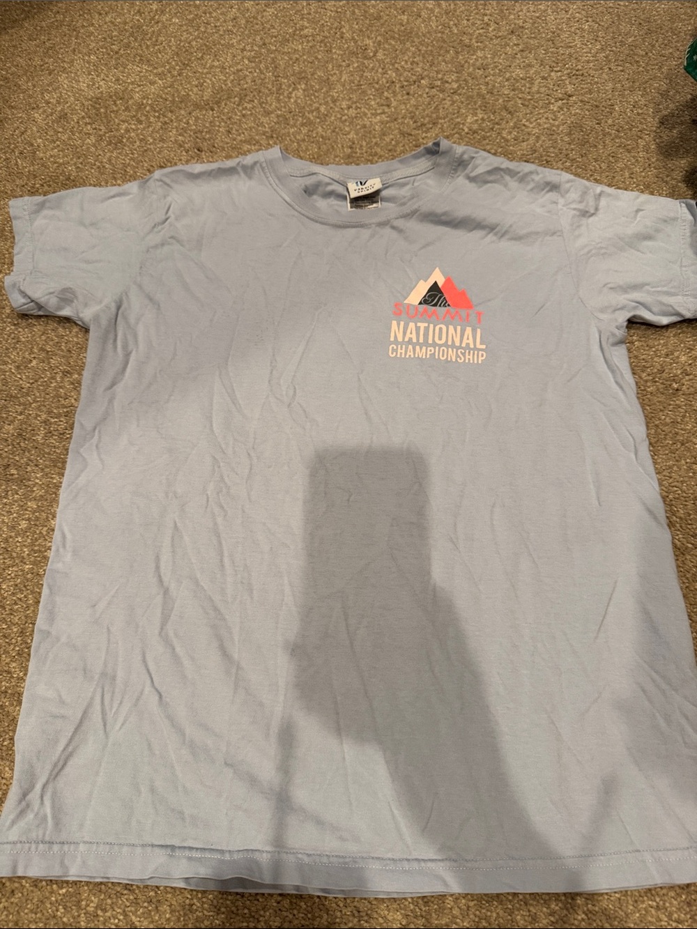 Varsity Light Blue Summit "National Championship" Cheer Graphic Tee